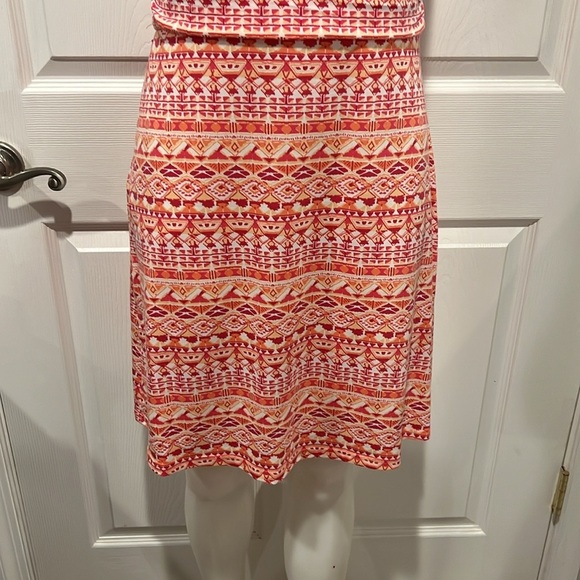 Title Nine pink printed sleeveless Frances dress size Small - Picture 4 of 7